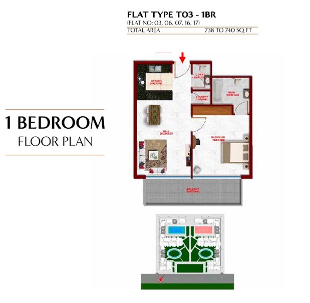 Glitz 3 floor plan 1