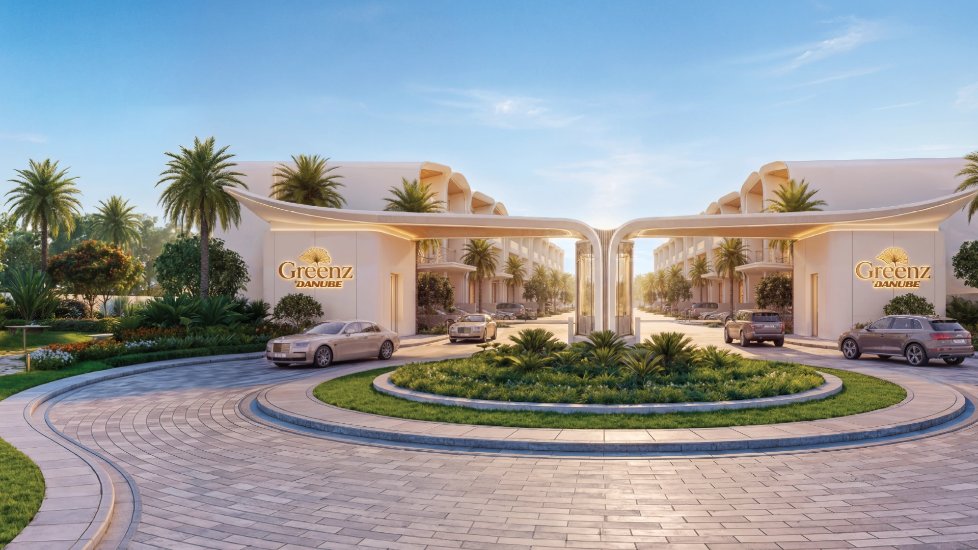 Villas and townhouses at Greenz by Danube