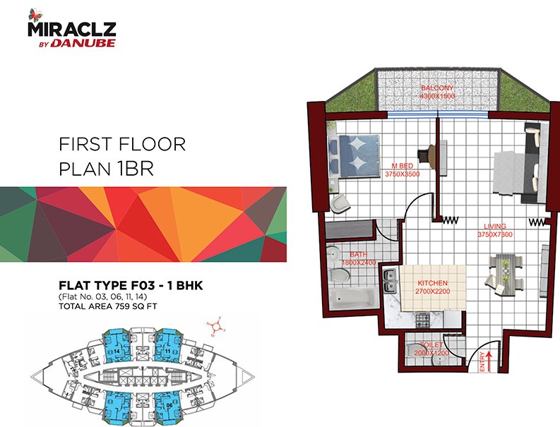 Miraclz floor plan 1