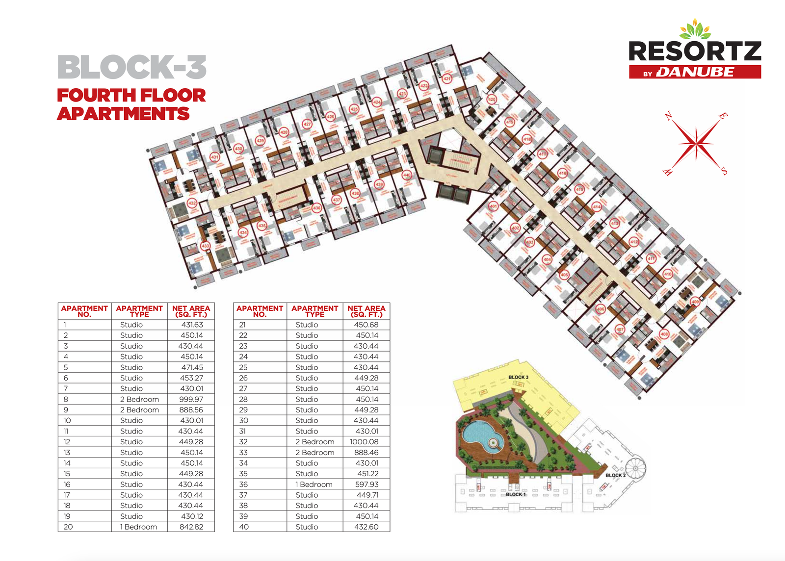 Resortz floor plan 1