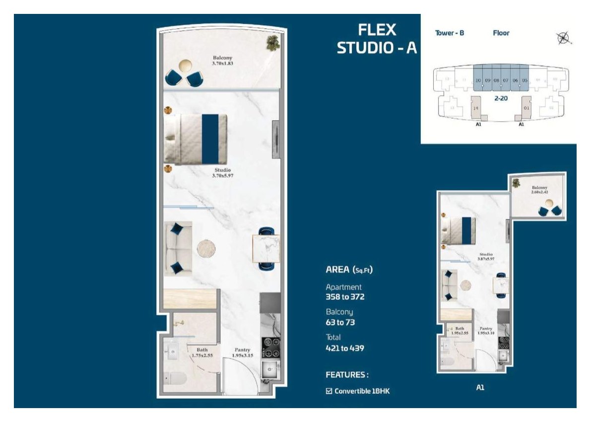 Serenz floor plan 1