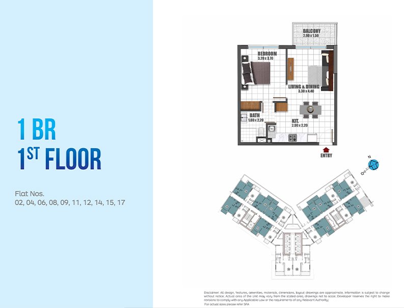 Skyz floor plan 1